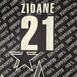 Vintage Juventus Zidane fan shirt