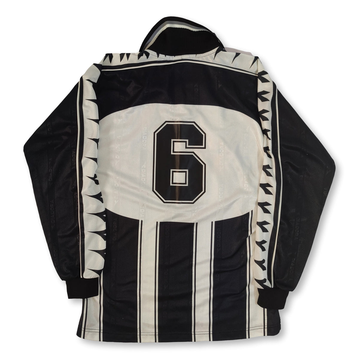 2000 Udinese Diadora long-sleeve player-issued #6 shirt
