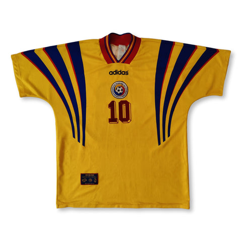 1996 Romania Adidas Hagi shirt