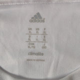 White Adidas template long sleeve shirt