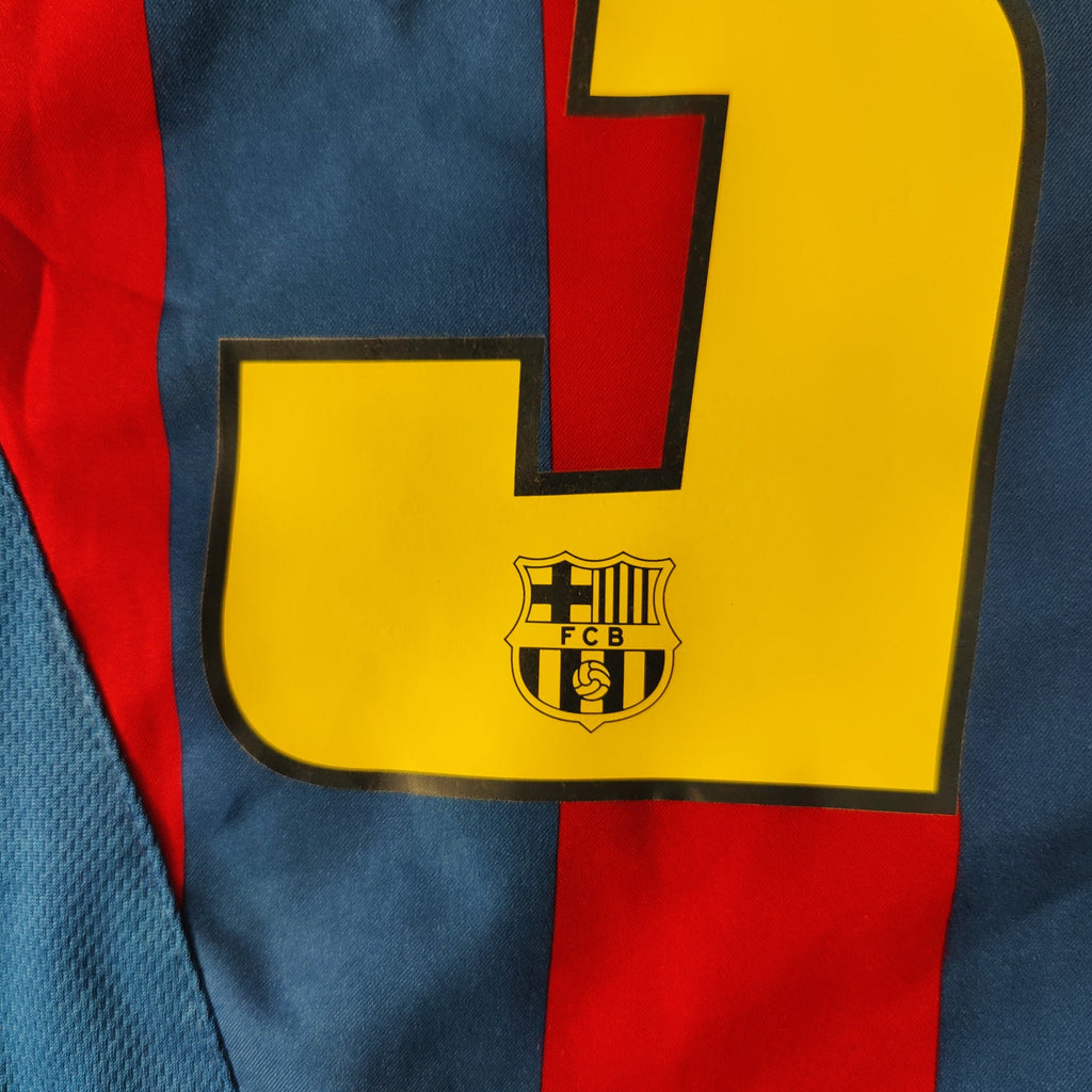 Barcelona 2005/06 Retro Home Football Shirt Ronaldinho Messi 