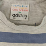 Vintage Adidas Olympics striped t-shirt