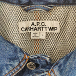 Blue APC Carhartt denim jacket