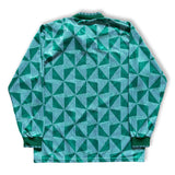 1990 Northern Ireland Umbro long-sleeve template shirt