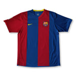 2006-07 blue and red Nike FC Barcelona Ronaldinho #10 home shirt