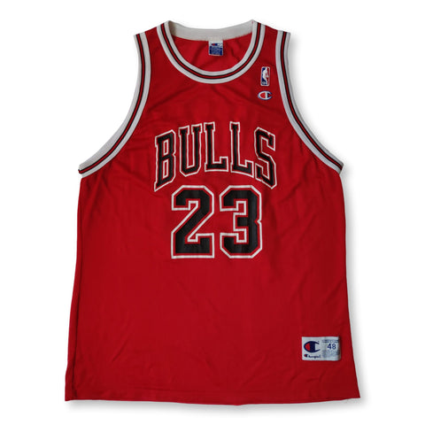 Champion Michael Jordan Chicago Bulls Red Jersey #45 New With Tags Size 48