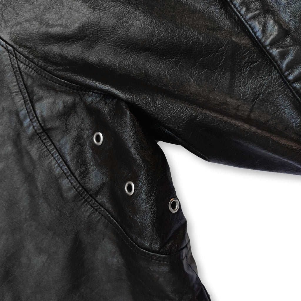 ITALY】Vintage leather jacket EUR black | nalans.com