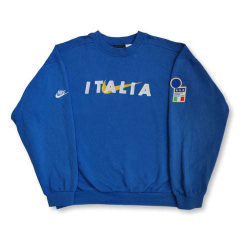 1996 blue Italy Nike sweatshirt