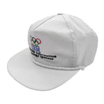 Vintage white Olympic Games IBM baseball cap