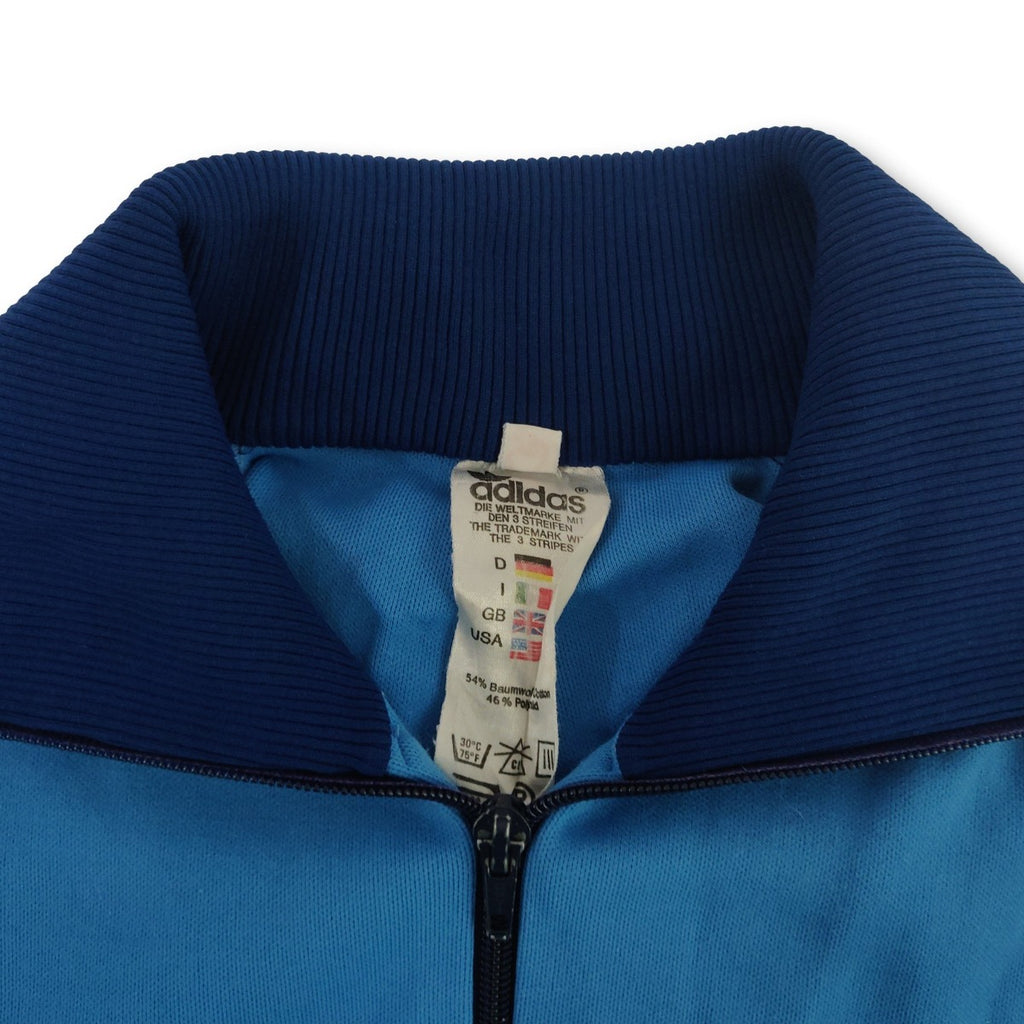 70s blue Adidas hooded track jacket | retroiscooler | Vintage
