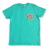 90s turquoise Junk Food Keith Haring t-shirt Made in USA 