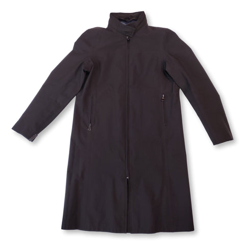 2000s brown Prada Gore-Tex raincoat Made in Italy