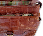 90s brown Mulberry crossbody bag Made in England