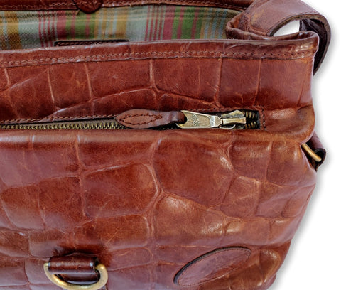 MULBERRY Alexa Satchel Purse Leather Handbag Chocolate Brown Buffalo  Celebrity | eBay