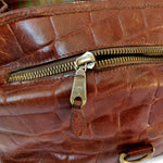 90s brown Mulberry crossbody bag Made in England