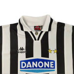 1994-95 black and white Kappa Juventus Torino Baggio #10 long-sleeve  shirt