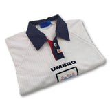 1998 white England Umbro footbal shirt