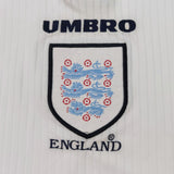 1998 white England Umbro footbal shirt