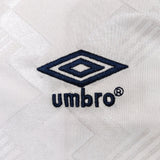 1990 white Umbro England Paul Gascoigne #19 shirt 2010-rerelease
