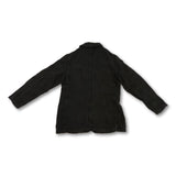 90s black linen Mulberry jacket Made in Portugal