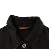 90s black linen Mulberry jacket Made in Portugal