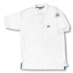 90s white Adidas Equipment polo shirt