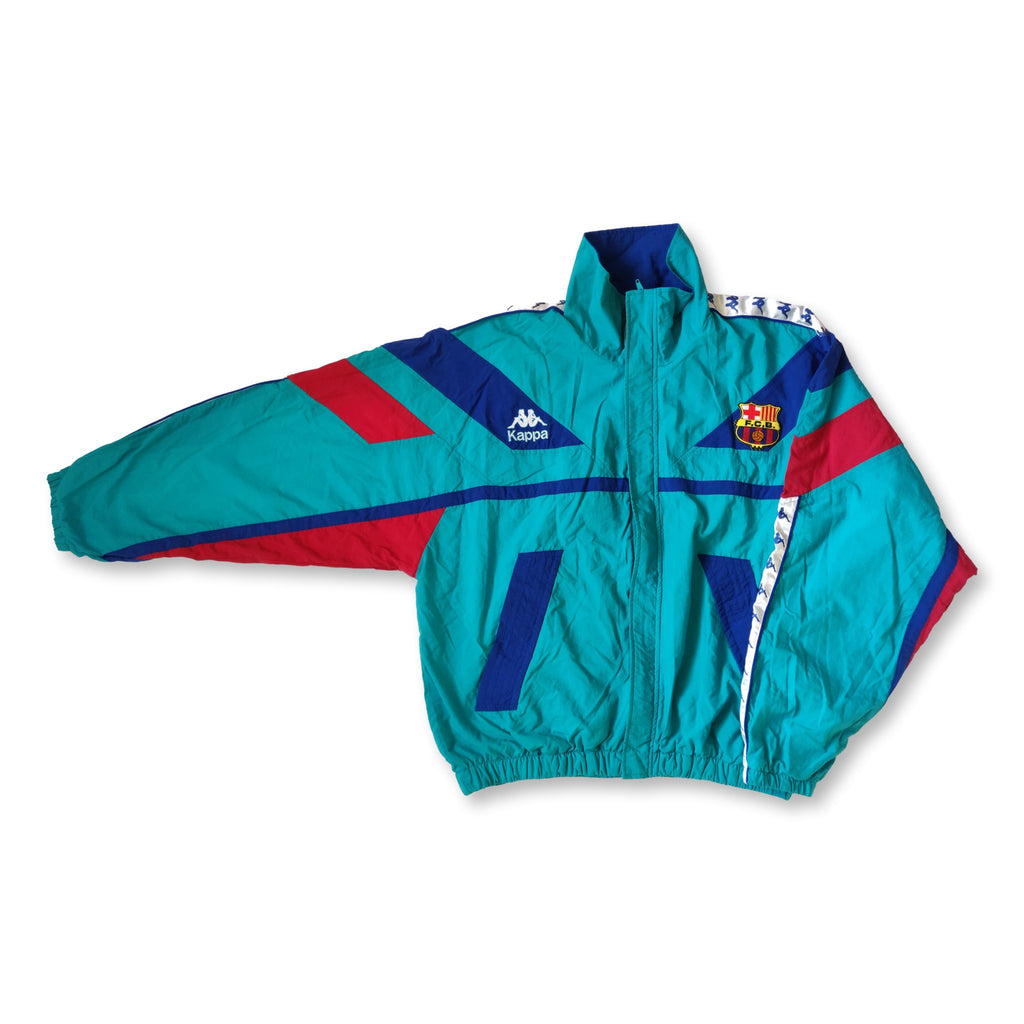 1992-95 green FC Barcelona Kappa track jacket | retroiscooler | Vintage ...