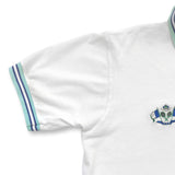 80s white Sergio Tacchini polo shirt