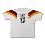1992 white Germany Adidas player-issue training shirt Hassler #8