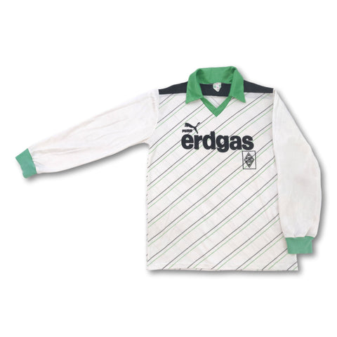 1986-89 white B. Moenchengladbach Puma long-sleeve football shirt