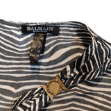 2000s gray Balmain blouse Made in Italy