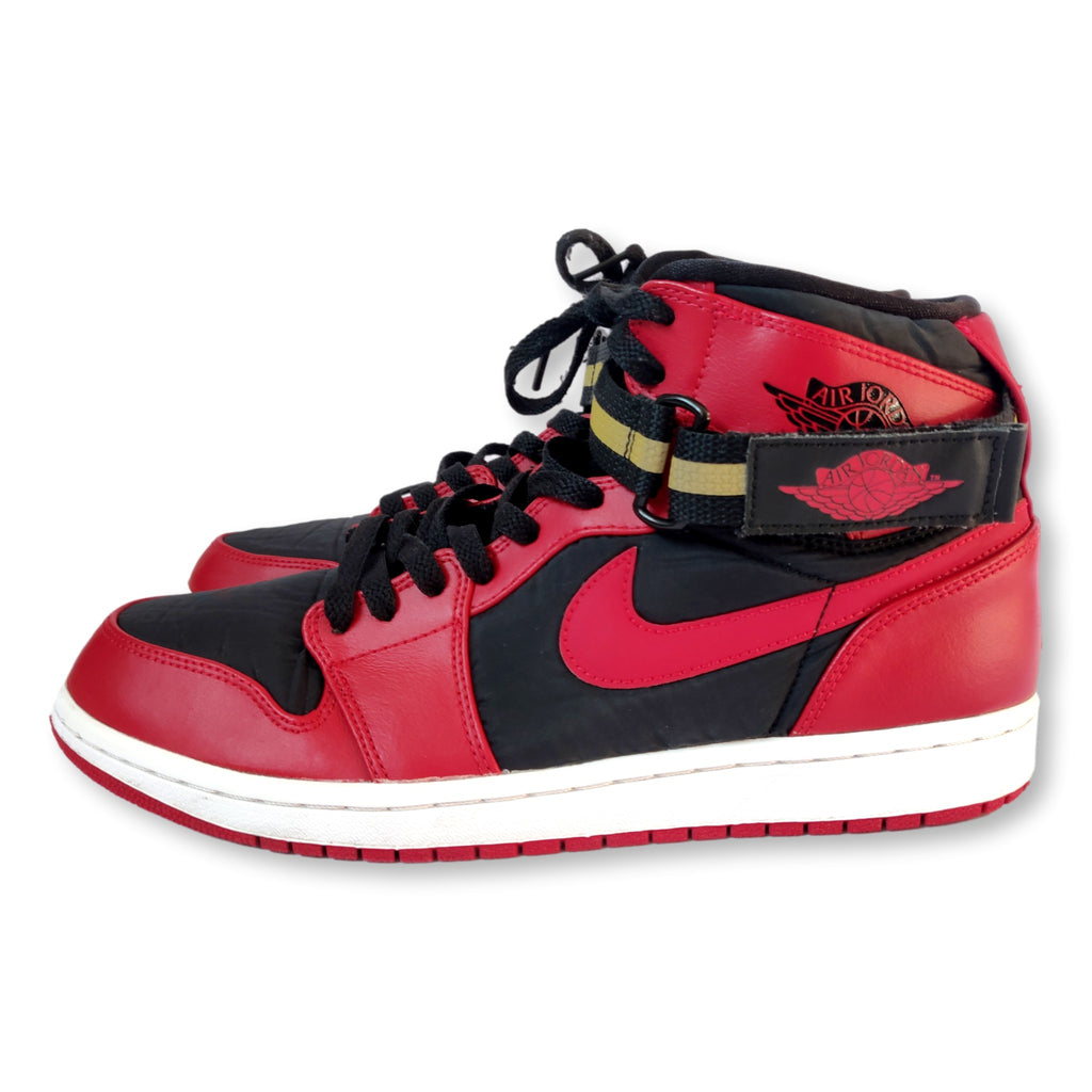 Air Jordan 1 High Strap Black Gym Red