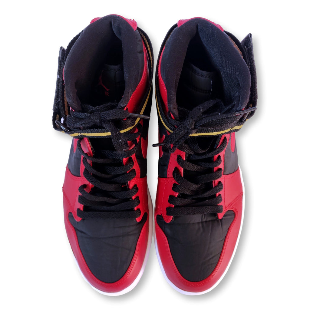 BUY Air Jordan 1 High Double Strap Black Gym Red