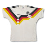 1990 white West Germany Adidas cotton football shirt