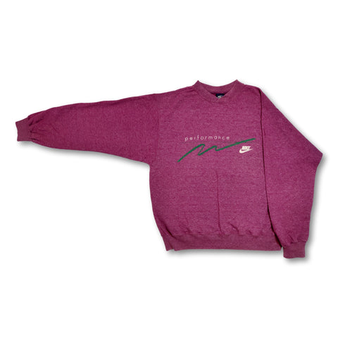 80s purple Nike sweatshirt made in Italy