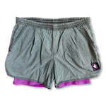 263.90s green Nike Challenge Court Agassi tennis shorts