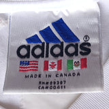 90s white Adidas t-shirt made in Canada
