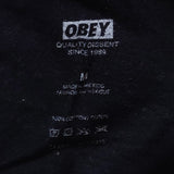 2000s black Obey t-shirt made in Mexico