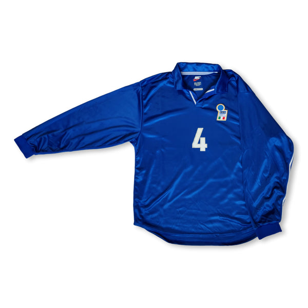 1997-98 Italy Nike Cannavaro #4 match-issue long-sleeve