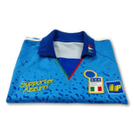 1992 blue Italy Diadora shirt