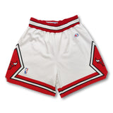 1990s white Chicago Bulls Champion basketball shorts
