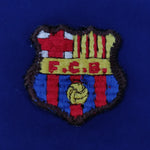 1984-89 blue FC Barcelona Meyba zip drill top