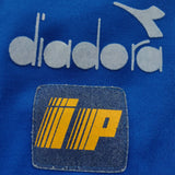 1990 blue Italy Diadora player-issue track top