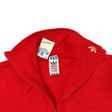 1980s red Adidas 1/4 zip sweatshirt Made in West Germany