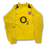 2003-04 yellow Arsenal London Nike training top