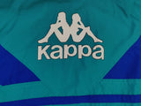 1992-95 green FC Barcelona Kappa full tracksuit. Top detail