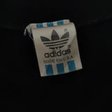 80s black bootleg Adidas track jacket