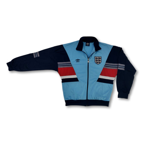 1987-90 blue England Umbro track jacket