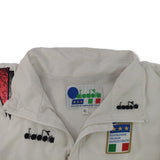 1992 white Italy Diadora track jacket