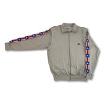 80s grey Kappa US Track & Field team track jacket